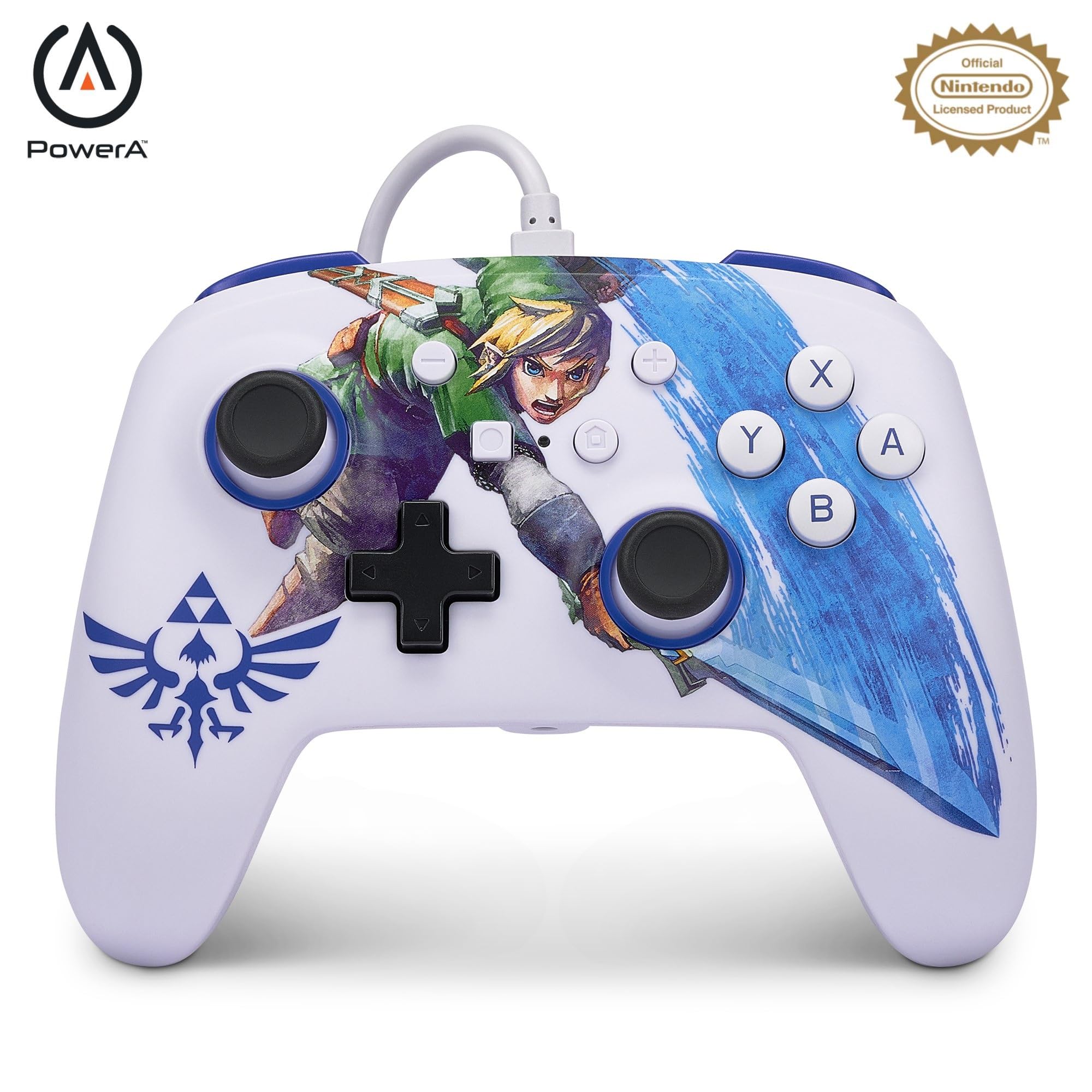 Mando Nintendo Switch Powera Con Cable Mejorado Master Sword Attack - Edición The Legend of Zelda Mando Nintendo Switch Powera Con Cable Mejorado Master Sword Attack - Edición The Legend of Zelda